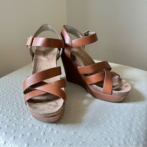 Sam Edelman Brown Sandal Wedges